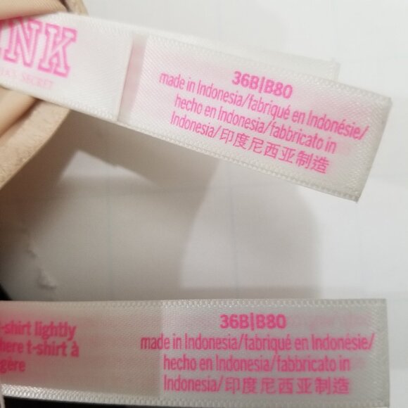 Victora's Secrets bras (2 bras) in black and nude colors, both 36B - Picture 10 of 11